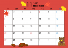 2022/11 フジヤマアドベンチャークラブ ツアーカレンダー